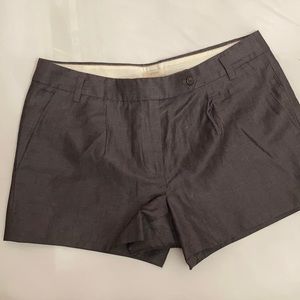 J.Crew dressy fall/winter grey shorts - wool blend